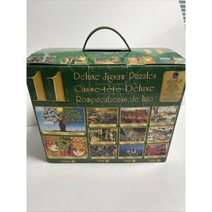 11 Deluxe Jigsaw Puzzles 6050 Pieces Wildlife‎ Landscapes 4 Open 7 New Sealed